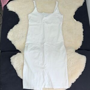 White Sexy Scoop Neck Forever 21 Dress